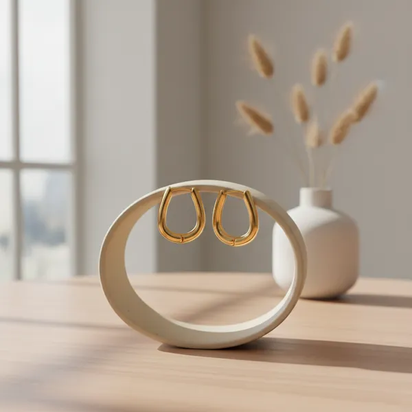 Gold_Plated_Horseshoe_Hoop_Earrings_For_Women