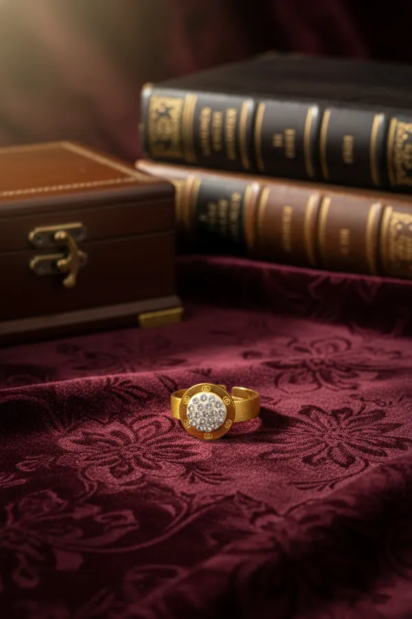 Golden_Elegant_Crystal_Studded_Statement_Ring_For_Women
