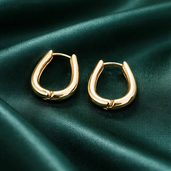 Gold_Plated_Horseshoe_Hoop_Earrings_For_Women