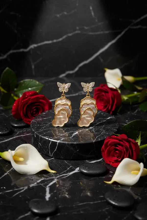 Off_White_Elegant_Butterfly_Pearl_Drop_Earrings_For_Women