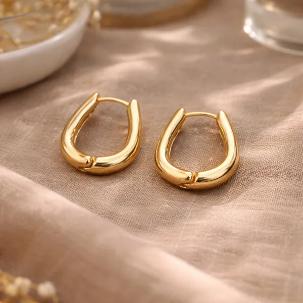 Gold_Plated_Horseshoe_Hoop_Earrings_For_Women