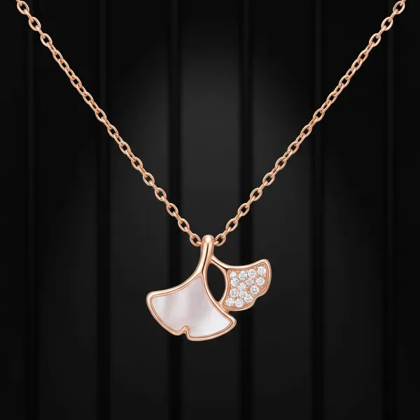 White_Elegant_Ginkgo_Leaf_Pendant_Necklace_With_Mother_Of_Pearl_And_Crystals_For_Women