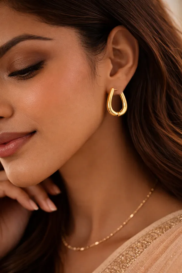 Gold_Plated_Horseshoe_Hoop_Earrings_For_Women