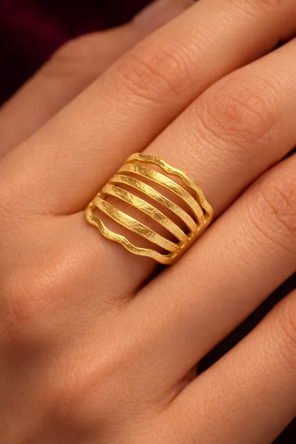 Golden_Multi_Layered_Statement_Ring_For_Women
