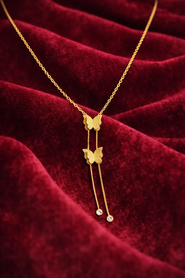 Gold_Plated_Butterfly_Lariat_Necklace_With_Crystal_Drops_For_Women