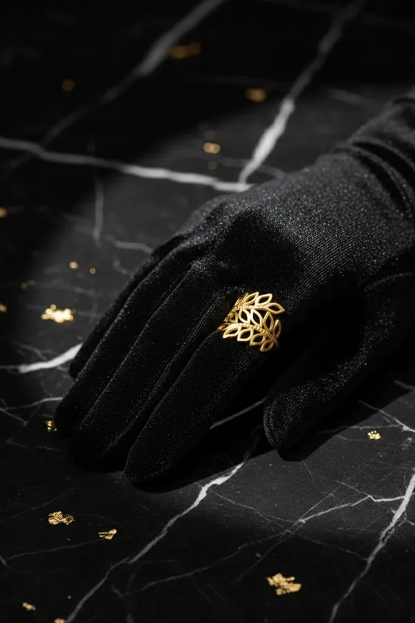 Gold_Plated_Leaf_Design_Ring_For_Women