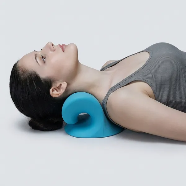 Blue_Elastic_Neck_Relax_Cervical_Pillow_For_Men_And_Women