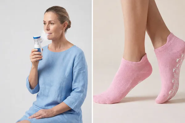 Pink_And_White_&_Blue_Elastic_Spa_Gel_Socks_And_Plastic_Mini_Portable_Mesh_Nebulizer_Silent_Usb_Rechargeable_For_Kids_&_Adults_Pack_of_2