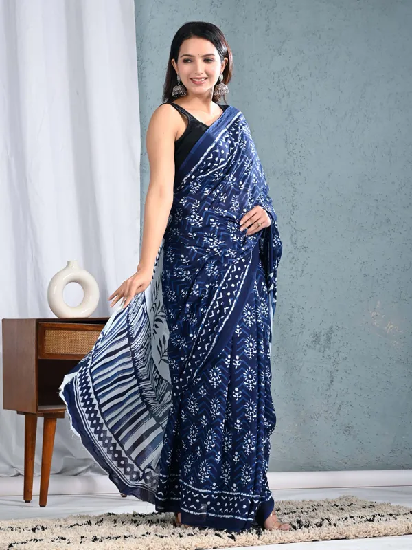 Navy_Blue_Hand_Block_Printed_Cotton_Saree_–_Traditional_Indian_Soft_Cotton_Ethnic_Saree_for_Women