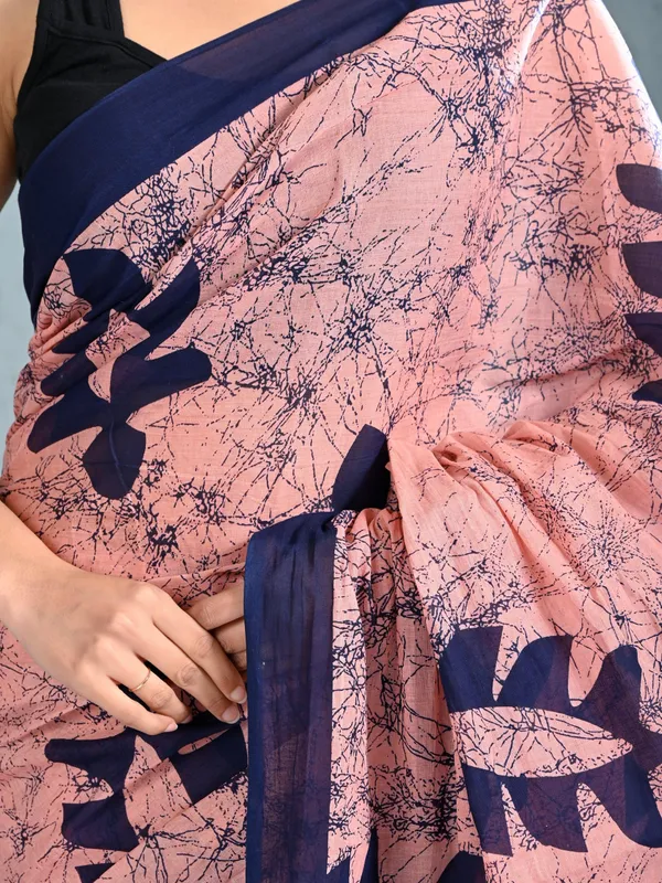 Women_Soft_Cotton_Printed_Saree_with_Blouse_Piece_|_Latest_Designer_Peach_Casual_Wear_Saree_|_Lightweight_Daily_Wear_Stylish_Saree
