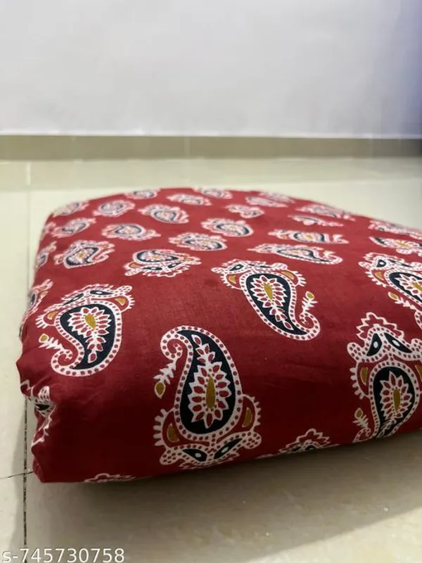 Maroon_Gold_Cotton_Unstitched_suit_cloths_For_Women