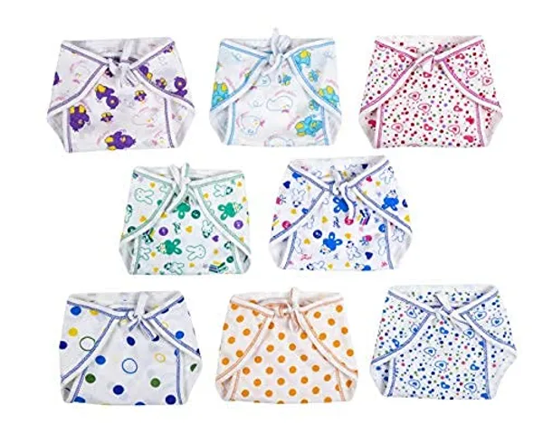 Multicolor_Cotton_Diapering_&_Essentials_For_Unisex_Baby_Pack_Of_8