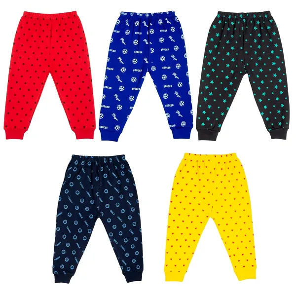 Multicolor_Cotton_Bottoms_For_Unisex_Kids_Pack_Of_5