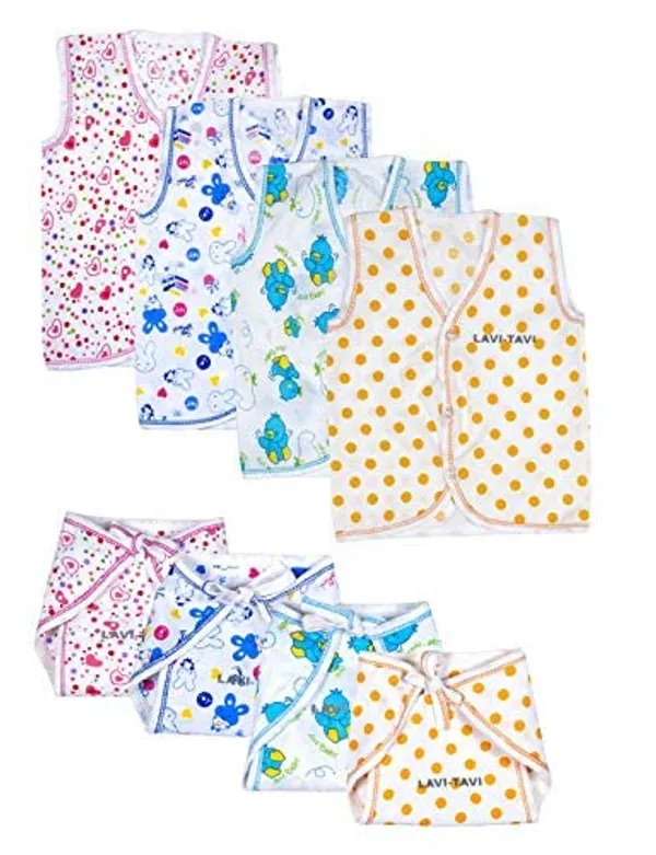 Multicolor_Cotton_Clothing_Set_For_Unisex_Baby_Pack_Of_4