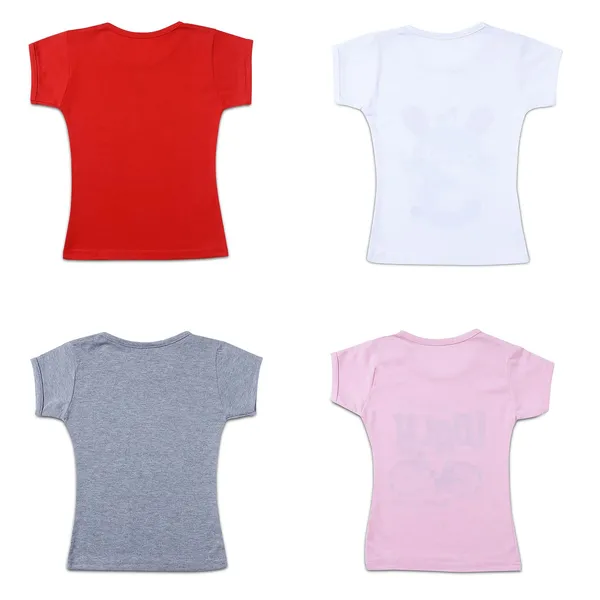 Multicolor_Cotton_T-Shirt_For_Unisex_Kids_Pack_Of_4