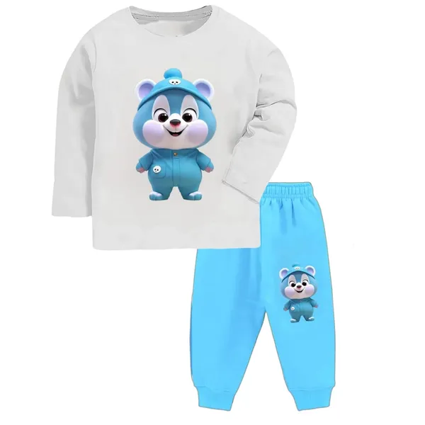 Multicolor_Cotton_Pyjama_Set_For_Unisex_Baby_Pack_Of_3