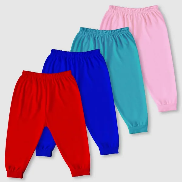 Multicolor_Cotton_Pants_For_Unisex_Baby_Pack_Of_4