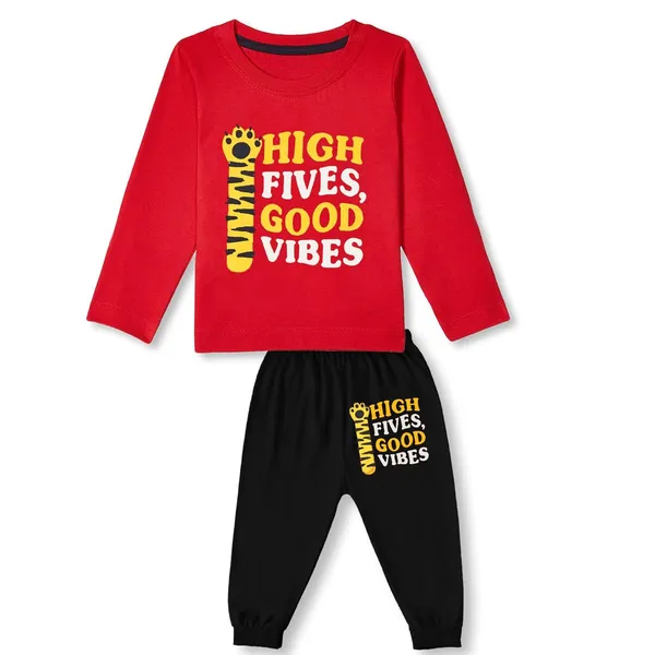 Black_And_Red_Cotton_Pyjama_Set_For_Boys_Pack_Of_2