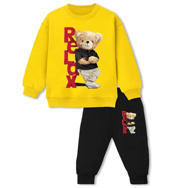 Multicolor_Cotton_Pyjama_Set_For_Unisex_Baby