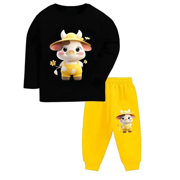 Multicolor_Cotton_Pyjama_Set_For_Unisex_Baby_Pack_Of_3