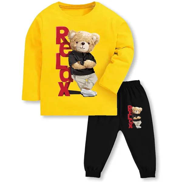Multicolor_Cotton_Pyjama_Set_For_Unisex_Baby_Pack_Of_3