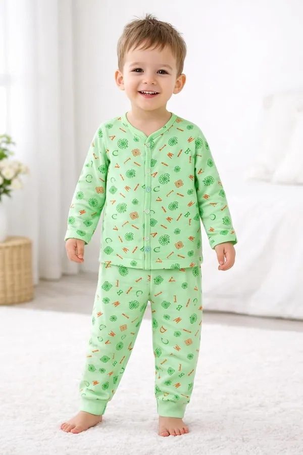 Multicolor_Cotton_Pyjama_Set_For_Unisex_Baby_Pack_Of_3