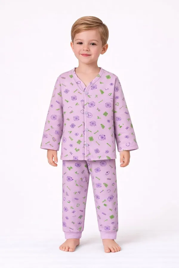 Multicolor_Cotton_Pyjama_Set_For_Unisex_Baby_Pack_Of_3