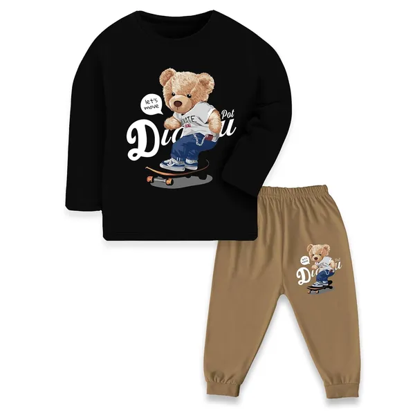 Multicolor_Cotton_Pyjama_Set_For_Unisex_Baby_Pack_Of_3