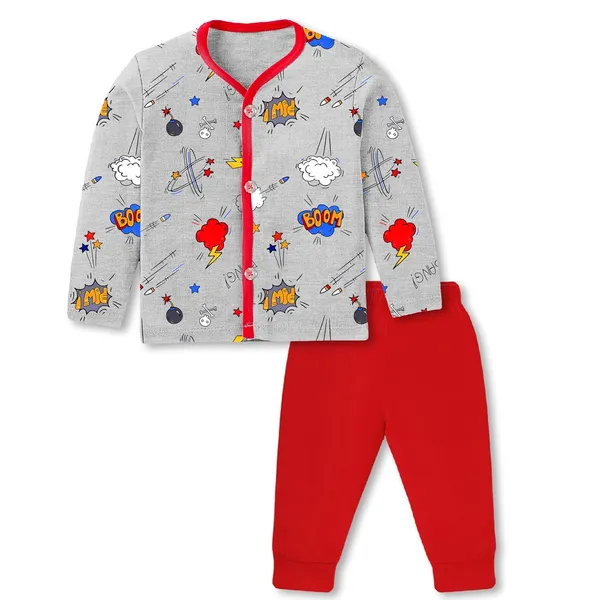 Multicolor_Cotton_Pyjama_Set_For_Unisex_Baby_Pack_Of_2