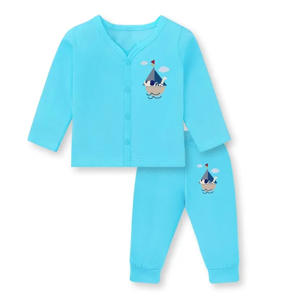 Multicolor_Cotton_Pyjama_Set_For_Unisex_Baby_Pack_Of_3
