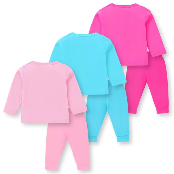 Multicolor_Cotton_Pyjama_Set_For_Unisex_Baby_Pack_Of_3