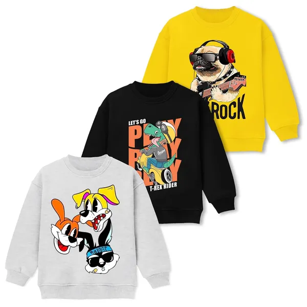 Multicolor_Cotton_Sweatshirt_For_Unisex_Kids_Pack_Of_3