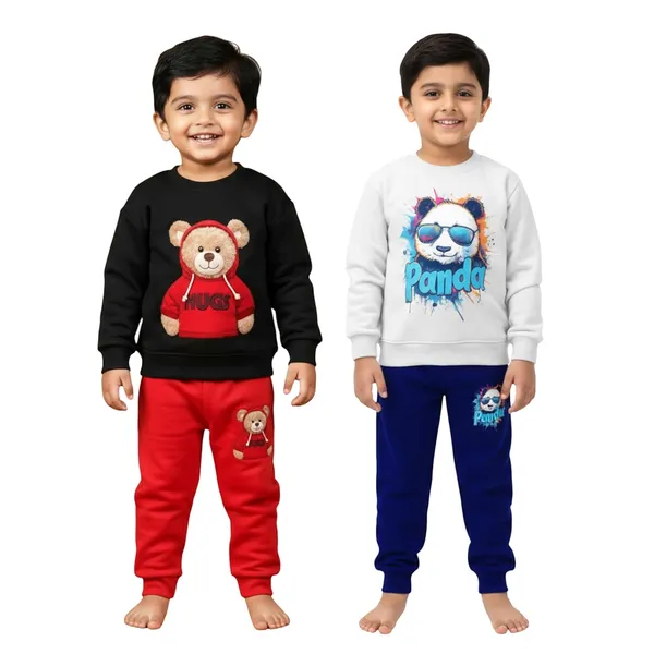 Multicolor_Cotton_Pyjama_Set_For_Unisex_Baby_Pack_Of_2