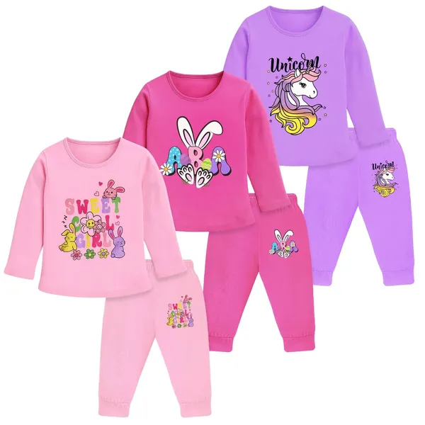 Multicolor_Cotton_Pyjama_Set_For_Baby_Girls_Pack_Of_3