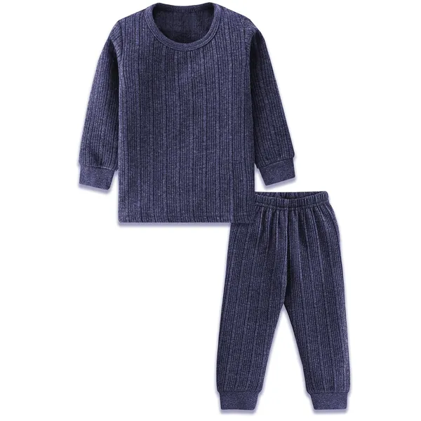 Grey_And_Navy_Blue_Cotton_Pyjama_Set_For_Unisex_Baby_Pack_Of_2