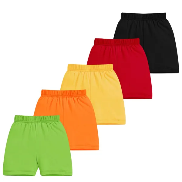 Multicolor_Cotton_Half_Pants_For_Boys_Pack_Of_5