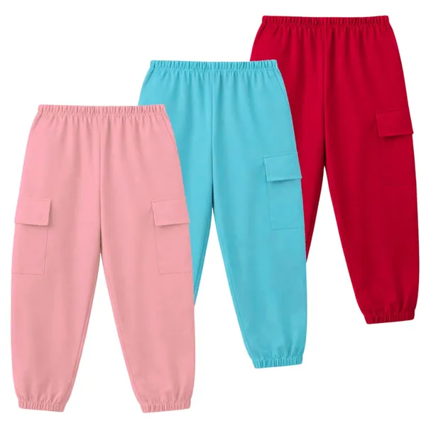 Multicolor_Cotton_Pants_For_Girls_Pack_Of_3