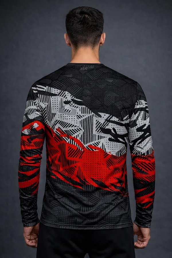 Multicolor_Polyester_And_Lycra_T_Shirt_For_Men