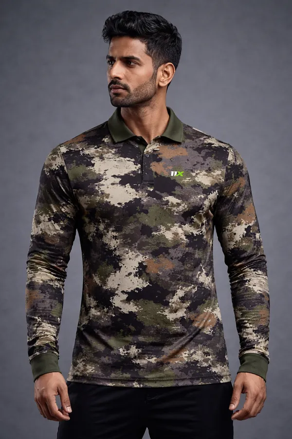 Multicolor_Polyester_And_Lycra_T_Shirt_For_Men