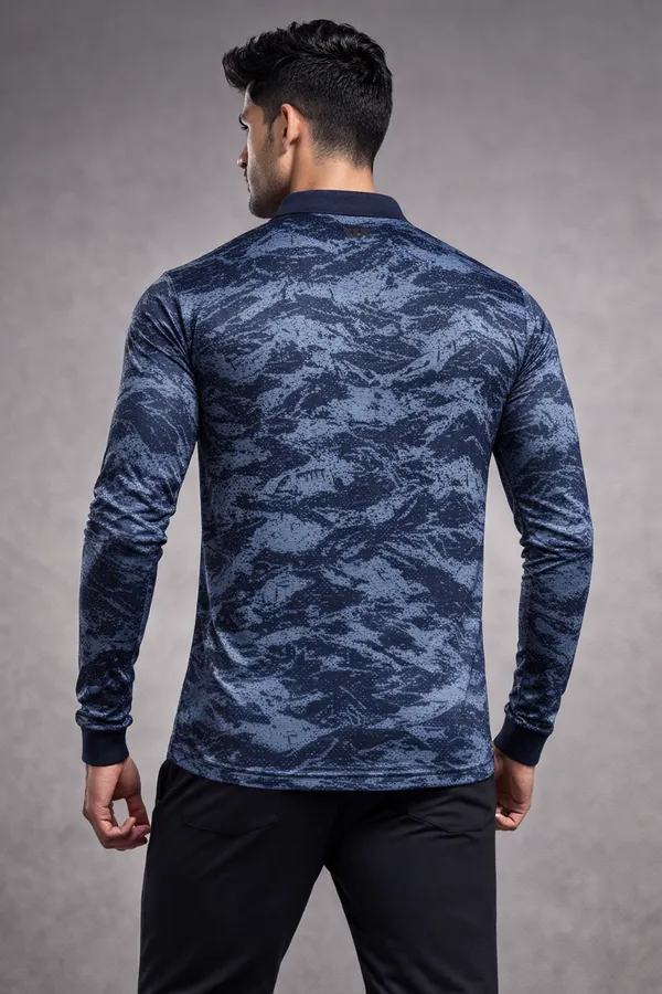 Navy_Blue_Polyester_And_Lycra_T_Shirt_For_Men
