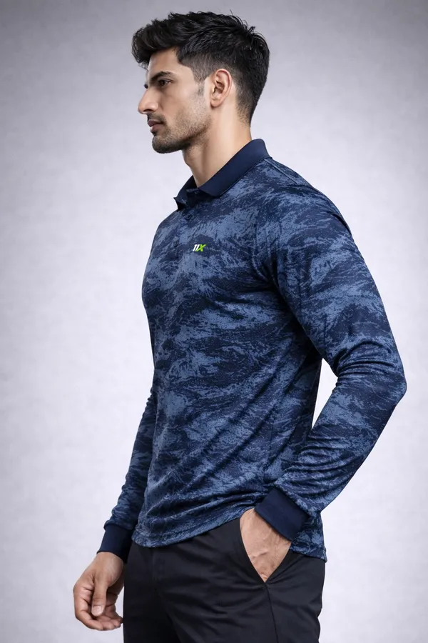 Navy_Blue_Polyester_And_Lycra_T_Shirt_For_Men