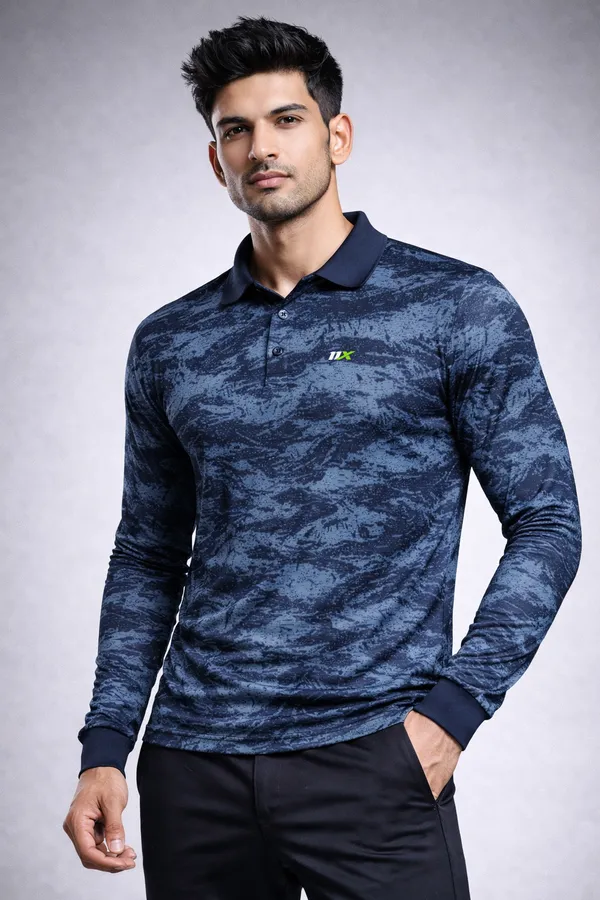 Navy_Blue_Polyester_And_Lycra_T_Shirt_For_Men