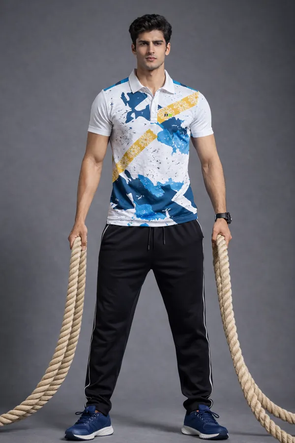 Multicolor_Polyester_And_Lycra_T_Shirt_For_Men