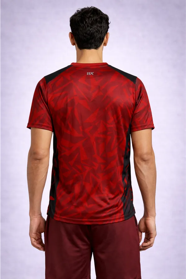 Red_Polyester_And_Lycra_T_Shirt_For_Men