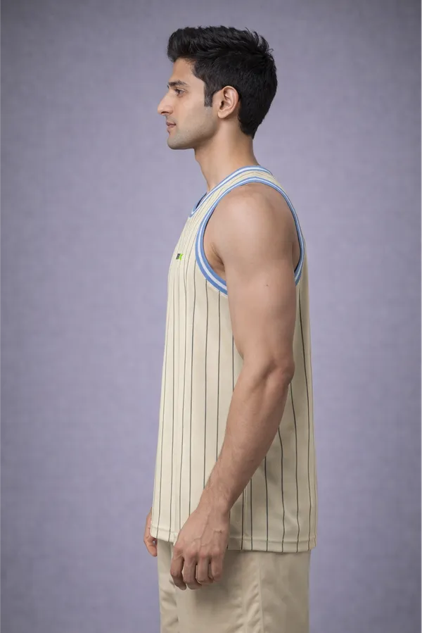 Beige_Polyester_And_Lycra_T_Shirt_For_Men