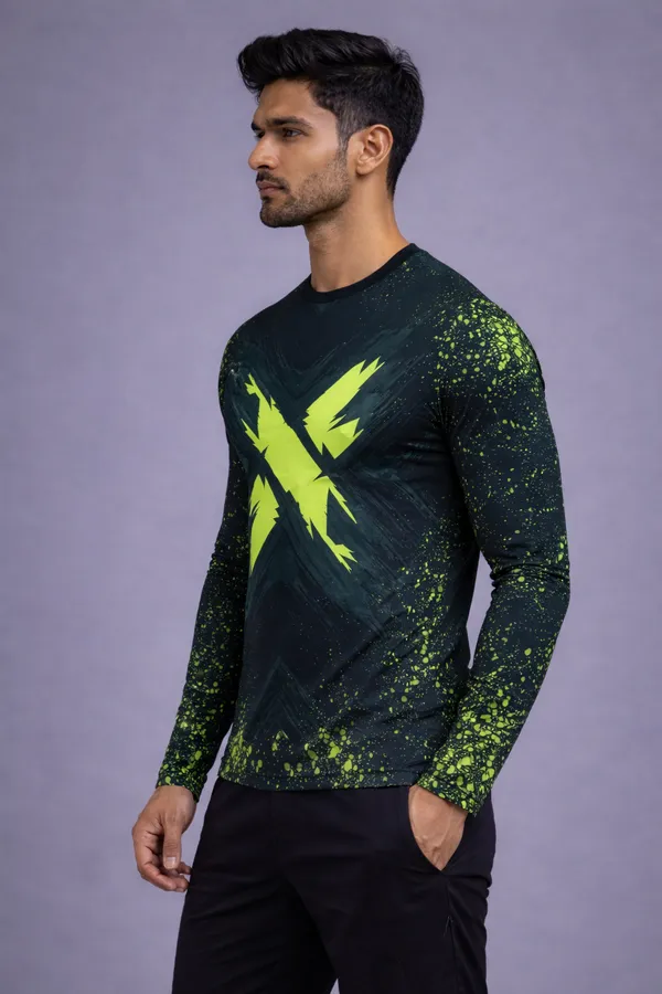 Multicolor_Polyester_And_Lycra_T_Shirt_For_Men