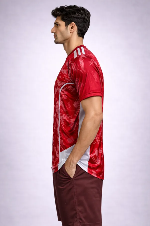 Red_Polyester_And_Lycra_T_Shirt_For_Men