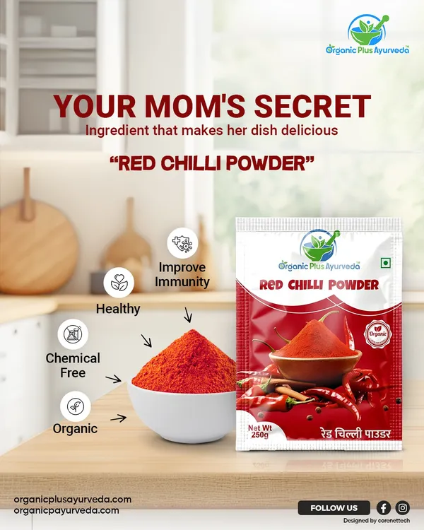 Organic_Plus_Ayurveda_Red_Chilli_Powder_500Gm