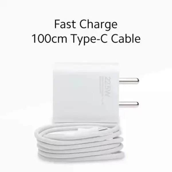 White_22.5_W_Qualcomm_3.0_3_A_Wall_Charger_For_Mobile_With_Detachable_Cable_(Cable_Included)