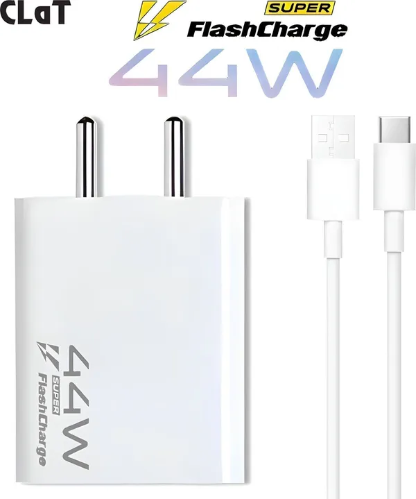 White_44_W_Adaptive_Charging_6_A_Wall_Charger_For_Mobile_With_Detachable_Cable_(Cable_Included)